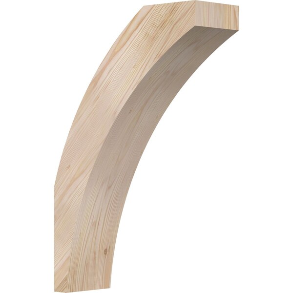 Ekena Millwork 5 1/2"W x 16"D x 24"H Thorton Smooth Knee Brace, Douglas Fir BRC06X16X24THR00SDF - main